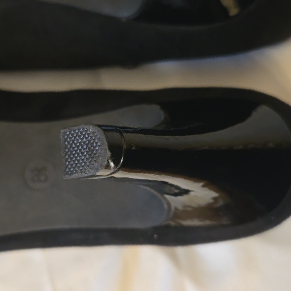 Dexflex Comfort Malinda Peep Toe Suede Pump Black Size 8.5 - Picture 10 of 12